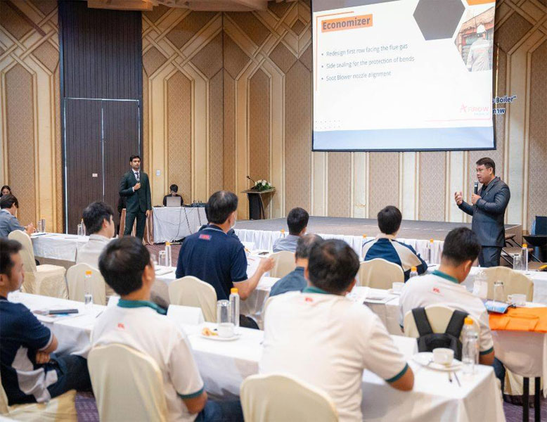 Arrow Energy organized a seminar and discussion on “Go Green With Mixed Fuel And Advance Pollution Control For Biomass Boiler” at Avani Khon Kaen Hotel