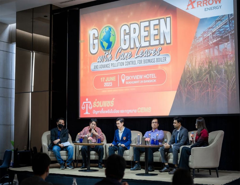 Arrow Energy organized a seminar and panel discussion on “Go Green with Crane Leaves and Advanced Pollution Control for Biomass Boiler” at Skyview Hotel.